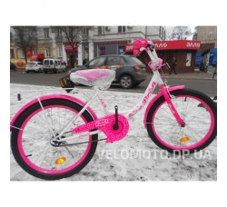 Велосипед детский PROF1 20д. Y2014 Princess (белый)